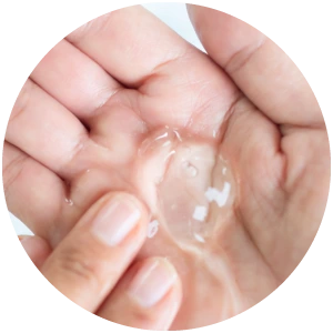 ウォーターベースのジェルクレンジング